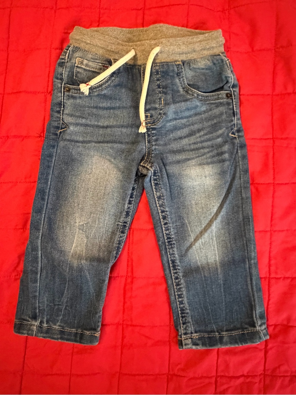 Cat & Jack Boys Blue Denim Jogger Jeans